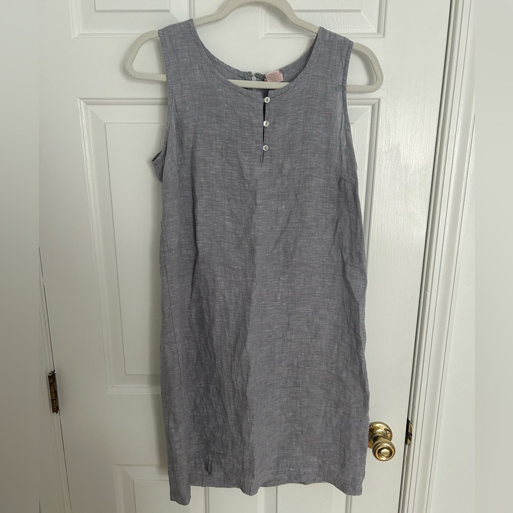 St. Tropez West 100% linen dress size 6